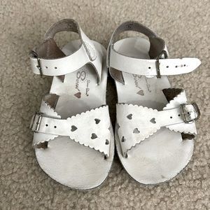 White Salt Water Sandals